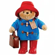 ~❤️~PADDINGTON BEAR With Boots Suitcase Large Teddy 34cms Plush Soft Toy❤️