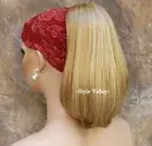 Blonde Mix Ponytail Straight/Wavy Reversible Drawstring Extension Hair Piece