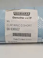 00-936922 Hobart Splash Curtain Carry Over Short Genuine OEM HOB00-936922