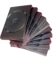 10 pack of New Blu-ray Cases DVD CD Blank Empty Black Plastic