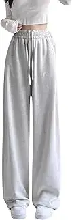 [Generic] Fashion Pants for Grils Leisure Style Soft Fit Trendy Comfy Breathable Loose Elasticity Fresh Toddler Trousers