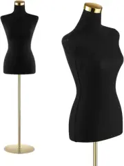 Luxsuite Female Mannequin Torso Display Stand Manikin Dress Form Dressmakers ...
