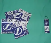 New COASTERS Set of 4 and/or KEYCHAIN KEY RING TAMPA BAY LIGHTNING Hockey