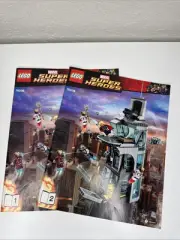 LEGO 76038 Marvel Super Heroes Attack on Avengers Tower Instruction Manuals