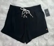 Volcom Shorts Lived in Lounge in Black Fleece NWT - Size Medium