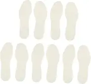 FOMIYES 10pcs Wool Insole Thickened Insoles Women Athletic Insole Winter Comfortable Insole Winter Shoes Insert Winter Boot Inserts Massage Accessories White Women's Eva Felt Breathable