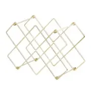 Wine Racks Countertop, Wine Bottle Holder, Glamorous Gold Countertop Wine Rac...