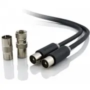 Alogic TV-MM-02 2m TV Antenna Cable Male to Male Gold Plated Pro Series