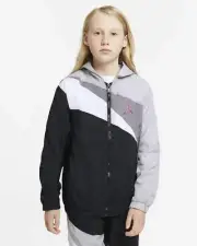 NWT$75 Nike Jordan Jumpman Youth Boy's Woven Full-Zip Jacket 957714