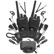 Uniden 5W UHF CB Splashproof Handheld Radio Deluxe Pack