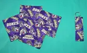 *COASTER SET and/or KEYCHAIN key ring JAMES MADISON UNIVERSITY DUKES New