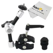 7" Inch Articulating Magic Arm + Mini Clamp for LCD Monitor LED Light Tripod
