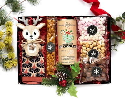 Luxury Christmas Hamper Box, Secret Santa, Christmas Gift Set