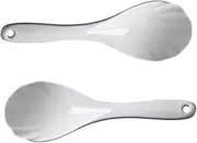 WATIIFUFU 2pcs Nonstick Rice Spoon Paddle Convenient Wear Resistant Rice Scoopers for and Serving for Home and Restaurant Use