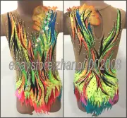 Stylish rhythmic gymnastics leotard/Acrobatic competition baton twirling leotard