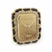 CHANEL item B23A Premi re watch design Coco mark rhinestone decoration Ring