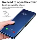 For Samsung Galaxy Z Fold6 Fold5 Fold4 3 Shockproof Mirror PU PC Hard Case Cover