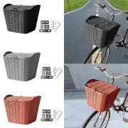 Bike Storage Basket with Lid Bike Front Basket for Folding Bikes Umbrella