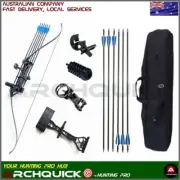 New Recurve Bow Set Q103 Archery Takedown 60 Inch Target Hunting 30-60lbs R/H