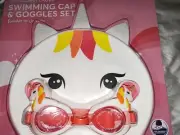 Swimming Goggles And Cap Set Twinkle The Unicorn By Coconut Grove Kids 3-9 Years