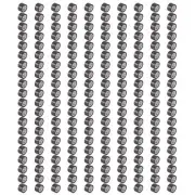 200 PCS 5mm Dark Brown Color Silicone Lined Micro Rings Beads For I Stick3043