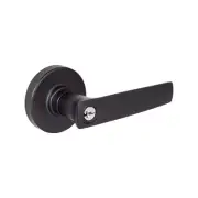 Gainsborough Neue Aurora Matt Black Entrance Lever Set