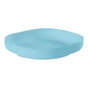 Silicone Suction Plate - Light Blue