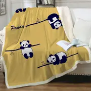 Hanging Panda Throw Blanket