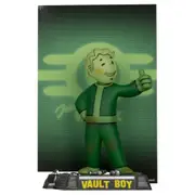 McFarlane Movie Maniacs Gold Label Fallout Vault Boy Glow in the Dark 6 inch Posed Figure