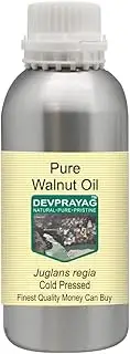 Devprayag Pure Walnut Oil (Juglans regia) Natural Therapeutic Grade Cold Pressed 1250ml (42 oz)
