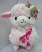 Alpaca Plush Doll 16 Inches Pink Candy