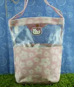 【震撼精品百貨】HELLO KITTY 凱蒂貓 透明防水手提袋 花花【共1款】 震撼日式精品百貨