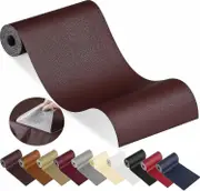 Self Adhesive Leather Repair Patch Couch Sofa Car Seat Chair Renovation Sticker dark grey 25*30cm