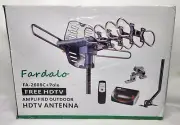 FA-2608C+Pole+60FT RG6 Amplified Outdoor HDTV Antenna