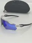 New OO9208 Oakley Radar EV Patn Blue and Black Frame Sunglasses