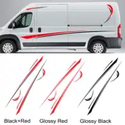 2PACK Car Stickers Vinyl Van Decals For Peugeot Boxer Citroen Jumper Fiat Ducato
