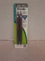 Vintage Zebra Kendo Automatic Mechanical Lead Pencil 0.7 mm Comfort Grip 2 Pack