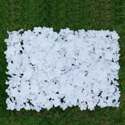 2X White Artificial Flower Panel Rose Hydrangea Wall Panels Wedding Party Backdrop