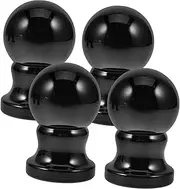 NULYLU 4Pcs Flag Pole Finial Toppers Durable Plastic Flagpole Ornaments for Outdoor Garden Decoration Easy to Install Weather Resistant Flag Topper