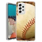 For Samsung Galaxy A23 5g A52 A53 TPU Case Cover+Glass(Baseball)