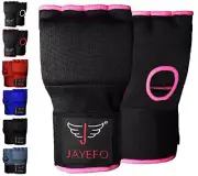 Jayefo Padded Inner Gloves for Boxing - Elastic Hand Wraps with Training Gel - Q