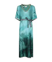 Aloe kaftan dress One size Blue