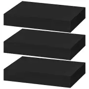 IKEA LACK Wall Shelf Black Brown 3 Pack - Floating Wall Shelf 1 3/4x10 1/4 "