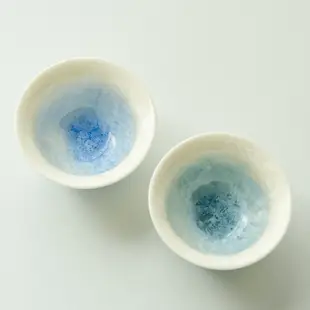天藍冰花結晶釉個人專用茶單杯陶瓷品茗杯功夫茶具茶盞家用