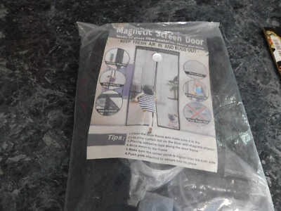 Magnetic Screen Door Hands-Free Mosquito Mesh Curtain