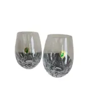 Waterford Lismore Nouveau Stemless Wine Deep Red Set of 2