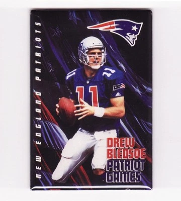 DREW BLEDSOE / PATRIOT GAMES COSTACOS BROTHERS POSTER MAGNET (patriots jersey ne