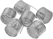 VANZACK 6pcs Bonsai Fertilizer Containers Stainless Steel Fertilizer Baskets for Pot Plants and Outdoor Gardens