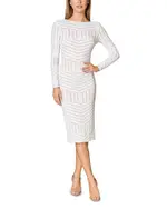Dress the Population Emery Sequined Scoop Back Dress