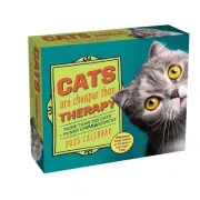 Andrews McMeel Publishing, Cats Are Cheaper Than Therapy 2025 Desk Calendar